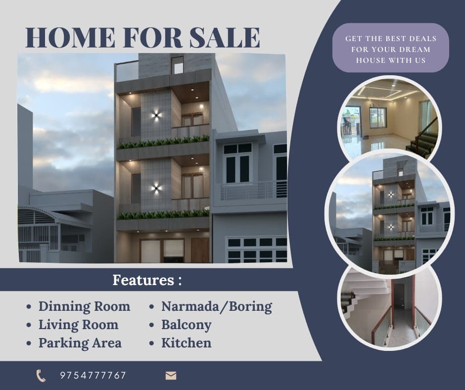 5+ BHK House for Sale in Nipania., Kanadiya Road, Indore