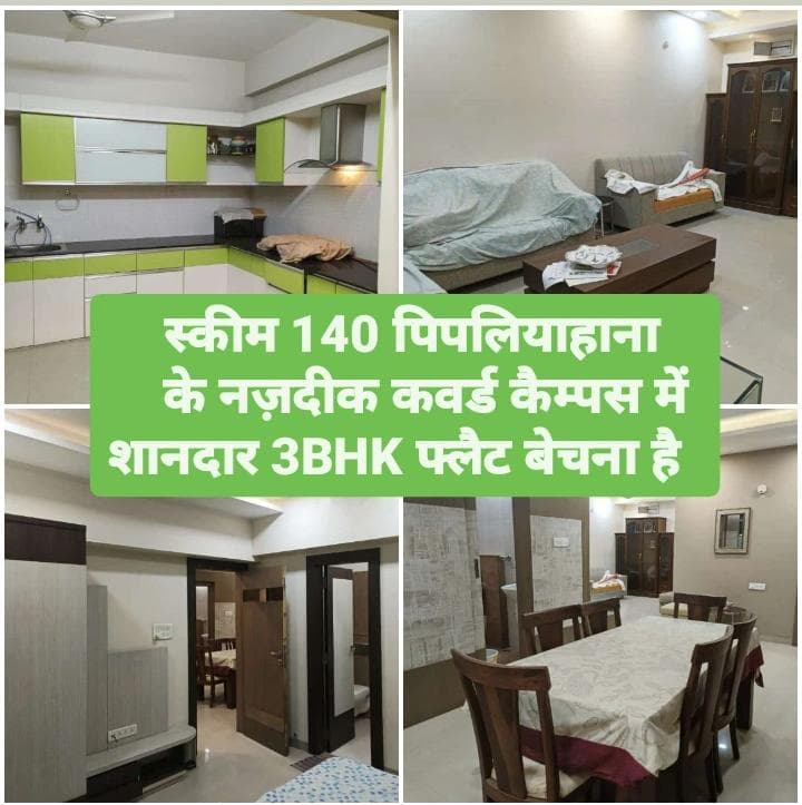 3 BHK Flat for Sale in Scheme No 140., Scheme 140, Indore